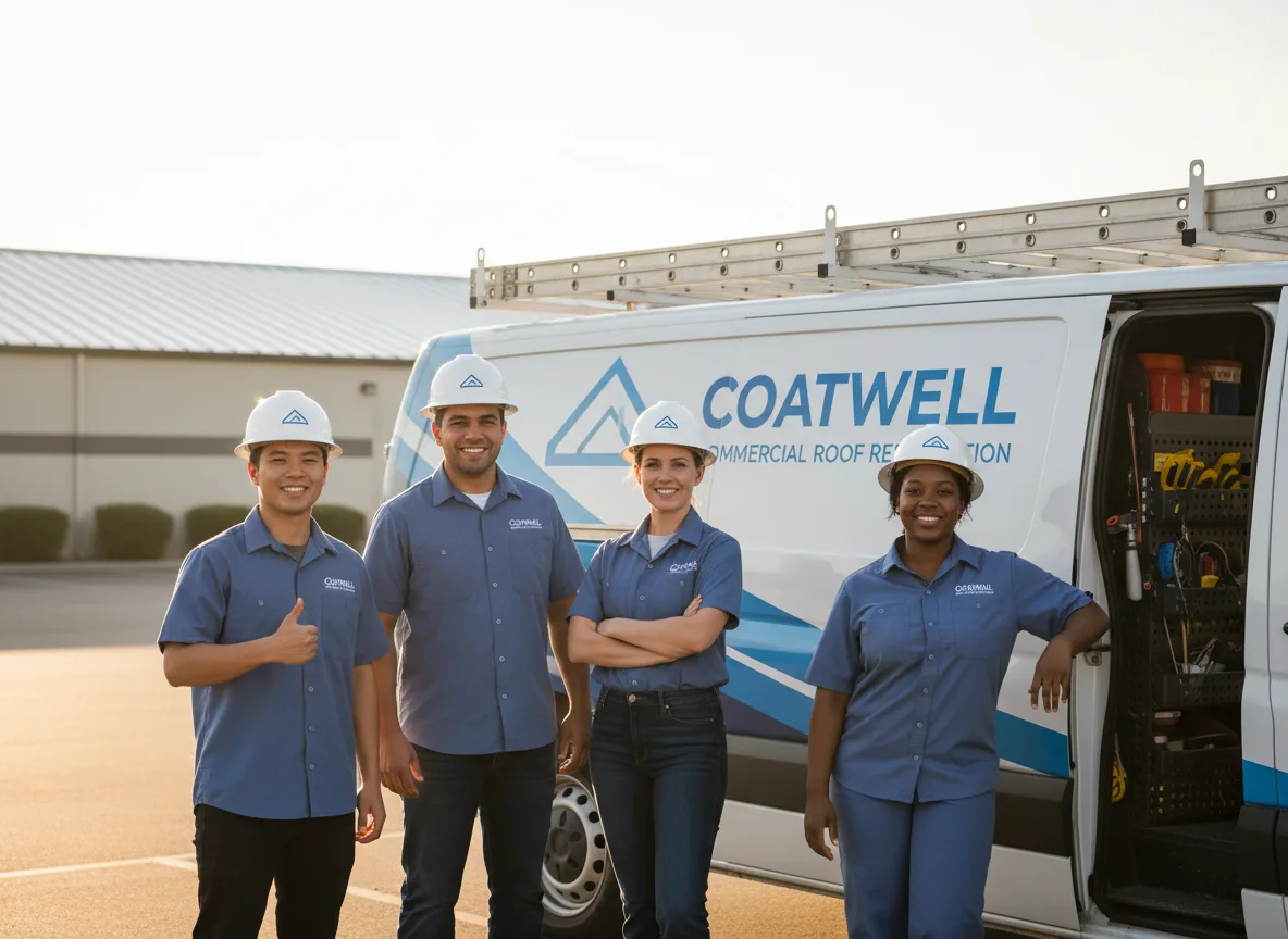 Commercial roof coating company in Aurora, OH